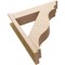 Ekena Millwork 8-in W x 34-in D x 38-in H Funston Trad Rough Cedar Woodgrain TimberThane Outlooker, Primed Tan OUTUR080X34X38FST04RCPR - alternate 5